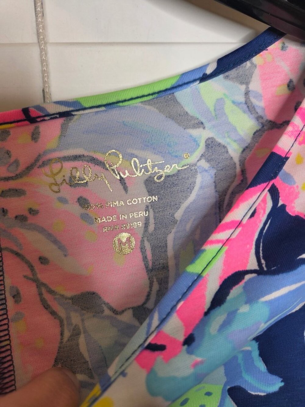 Lilly Pulitzer Women’s Floral Dress Capri Soliel M Multicolor resort beach prepp - Picture 3 of 7